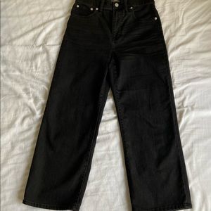 MADEWELL SLIM WIDE LEG CROP